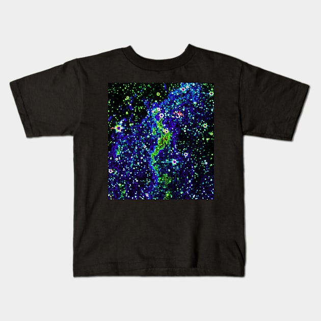 Black Panther Art - Glowing Edges 609 Kids T-Shirt by The Black Panther